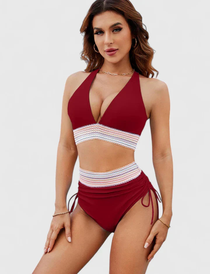Greta | High-Waisted Bikini Swimsuit Set