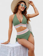 Greta | High-Waisted Bikini Swimsuit Set