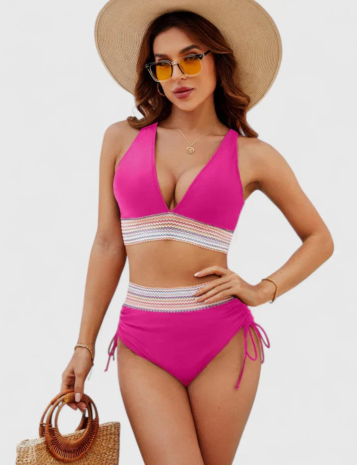 Greta | High-Waisted Bikini Swimsuit Set