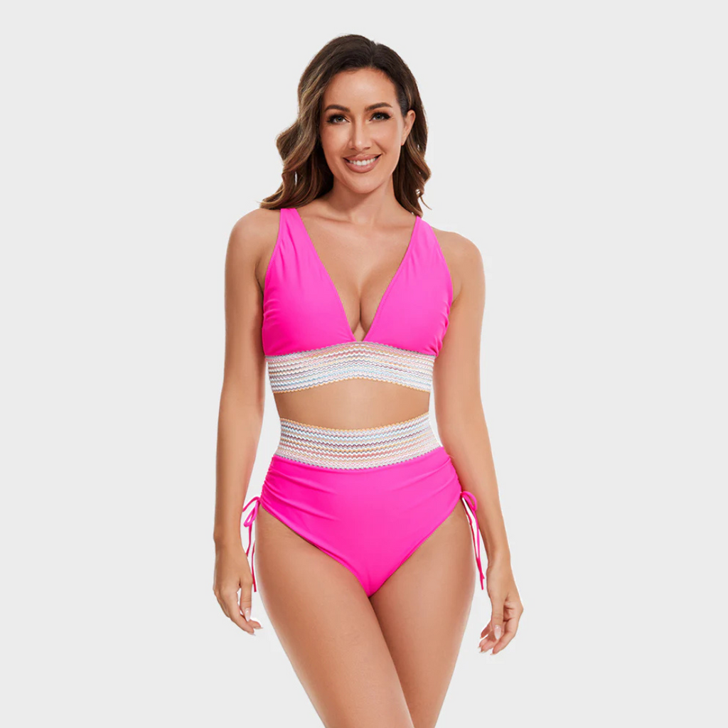 Greta | High-Waisted Bikini Swimsuit Set