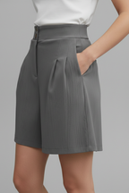 Hailey | High Waist Wide Leg Shorts