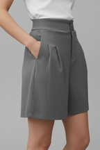 Hailey | High Waist Wide Leg Shorts