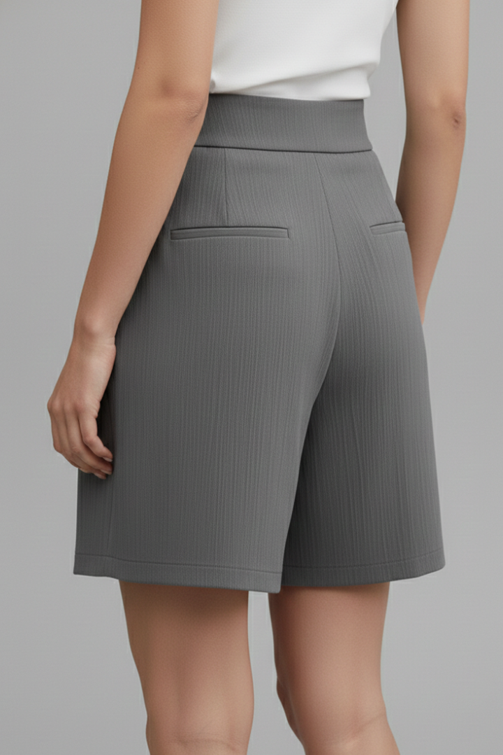 Hailey | High Waist Wide Leg Shorts