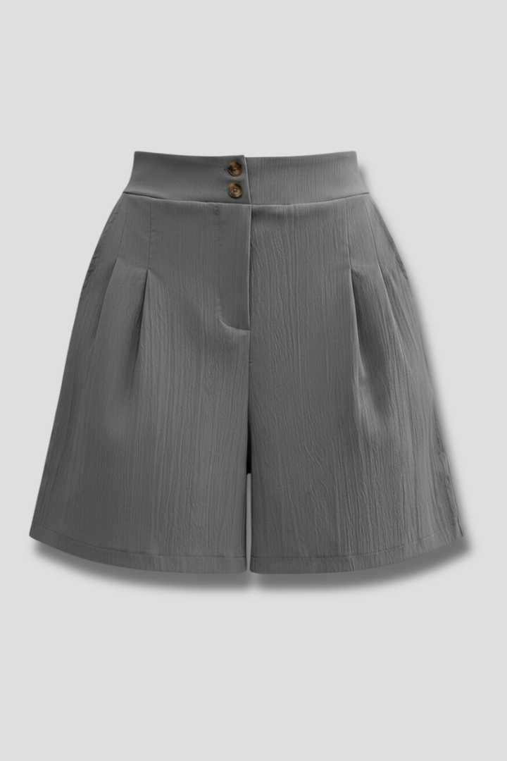 Hailey | High Waist Wide Leg Shorts