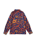 Hannah | Long Sleeve Buttoned Lapel Flower Print Blouse