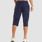 Harlan | Relaxed Fit Cargo Pocket Knee-Length Shorts