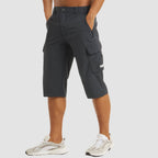 Harlan | Relaxed Fit Cargo Pocket Knee-Length Shorts