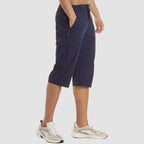Harlan | Relaxed Fit Cargo Pocket Knee-Length Shorts