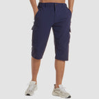 Harlan | Relaxed Fit Cargo Pocket Knee-Length Shorts