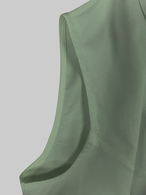 Harlow | High Waist Loose Fit V-Neck Wide Leg Jumpsuit