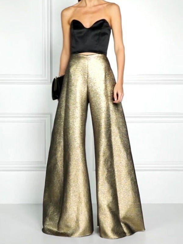 Ida | High Waist Loose Fit Wide Leg Pants