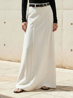 Ingrid | H-Line Solid Color Skirt