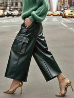 Iona | High Waist Wide Leg Split-Joint Pants