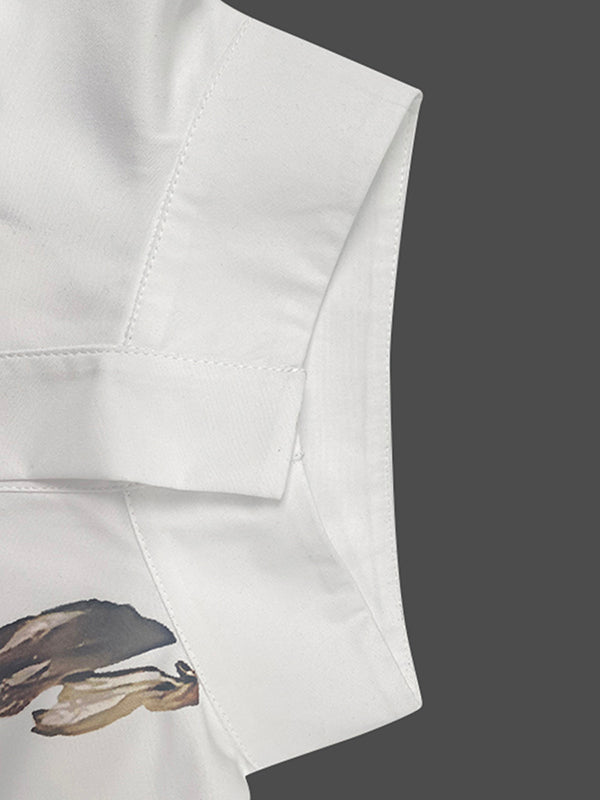 Jemma | Loose Fit Long Sleeve Stand Collar Blouse