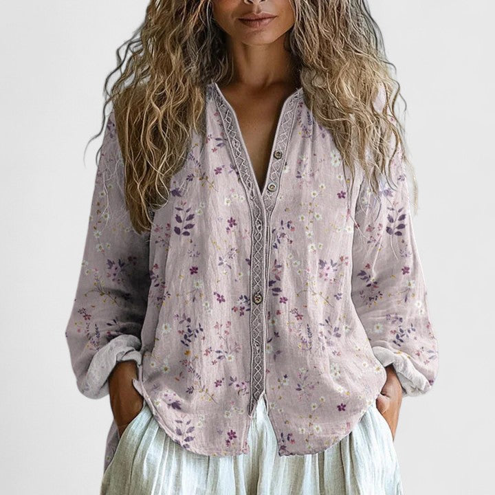 Jessamine | Relaxed Fit Printed Blouse