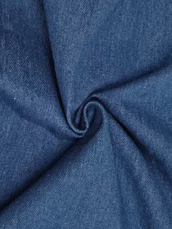 Juliana | Loose Fit Wide Leg Pleated Jean Pants