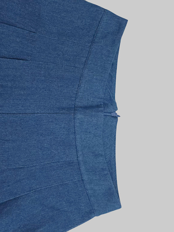 Juliana | Loose Fit Wide Leg Pleated Jean Pants