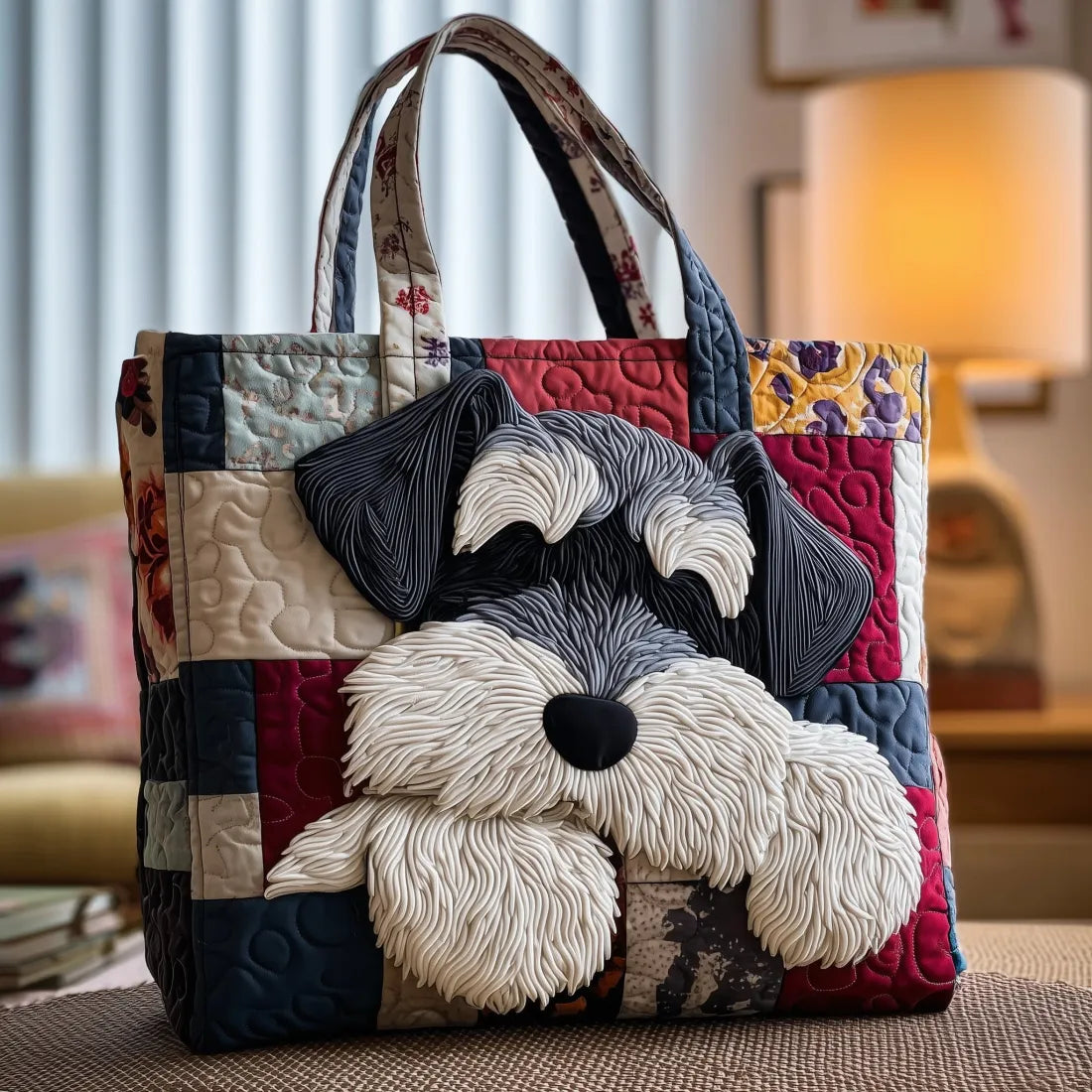 Juliette | Spacious Illustrated Canvas Tote Bag