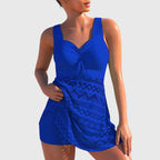 Kara | Modest Fit Two-Piece Swim Skirt Set