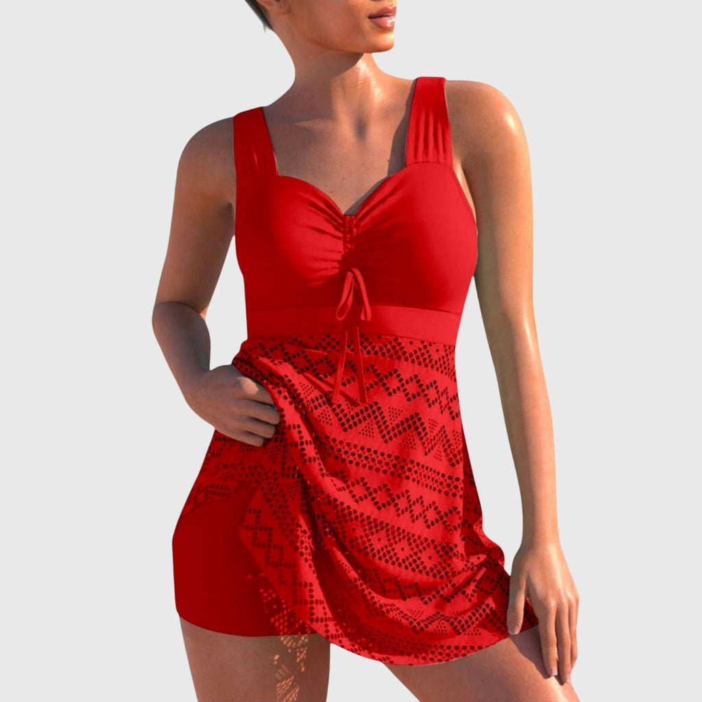 Kara | Modest Fit Two-Piece Swim Skirt Set