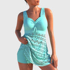 Kara | Modest Fit Two-Piece Swim Skirt Set