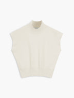 Katya | Slim Fit Mock Neck Short Sleeve Top