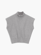 Katya | Slim Fit Mock Neck Short Sleeve Top