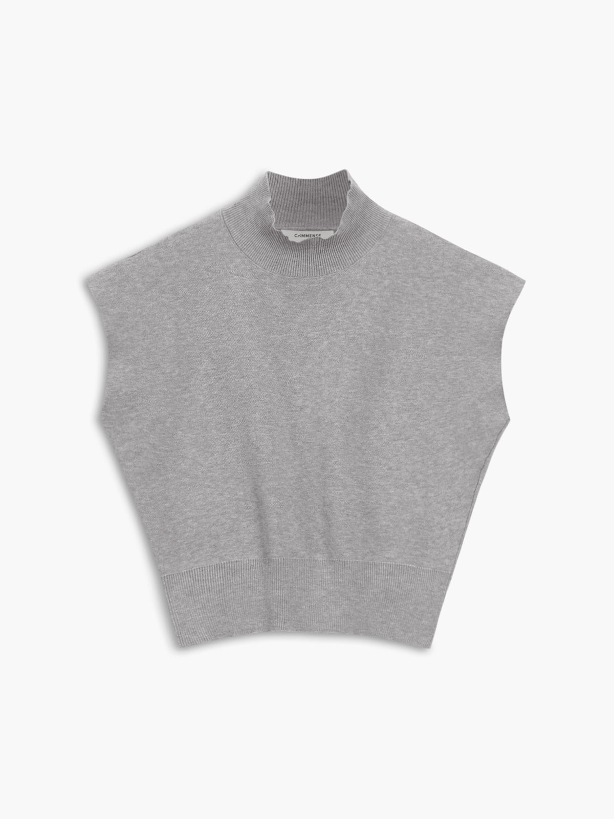 Katya | Slim Fit Mock Neck Short Sleeve Top