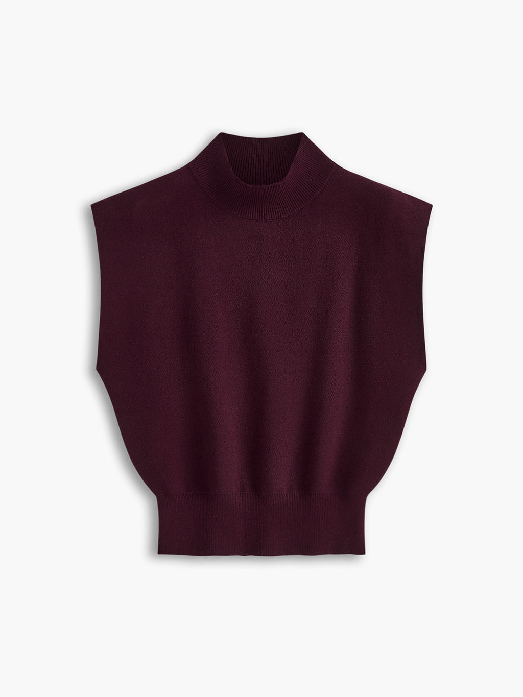 Katya | Slim Fit Mock Neck Short Sleeve Top