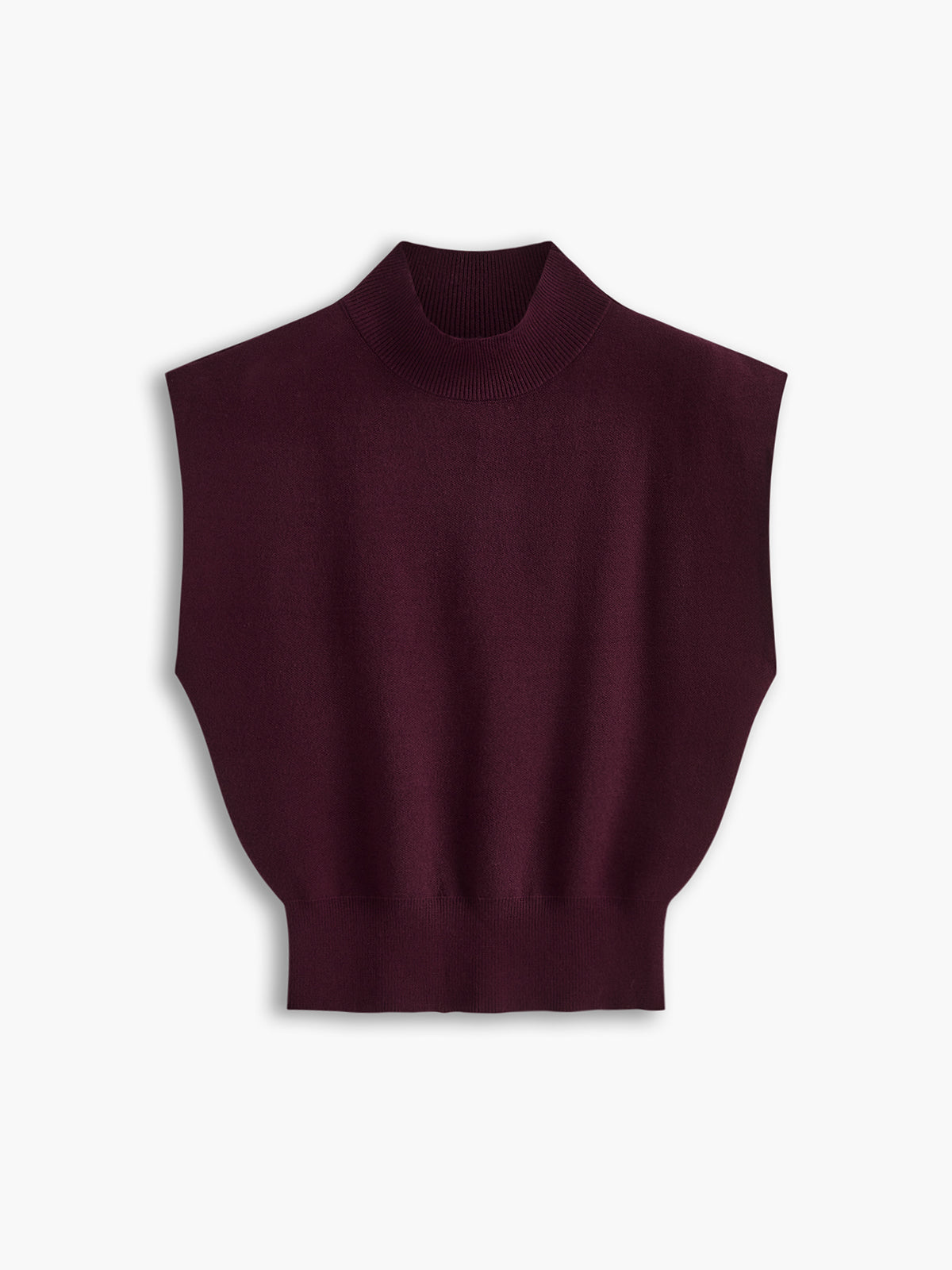 Katya | Slim Fit Mock Neck Short Sleeve Top