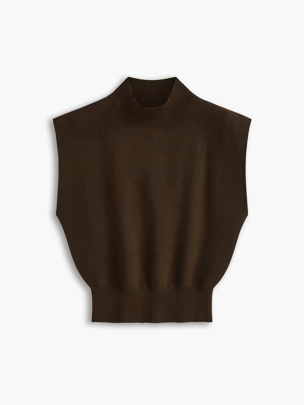 Katya | Slim Fit Mock Neck Short Sleeve Top