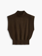 Katya | Slim Fit Mock Neck Short Sleeve Top