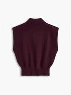 Katya | Slim Fit Mock Neck Short Sleeve Top