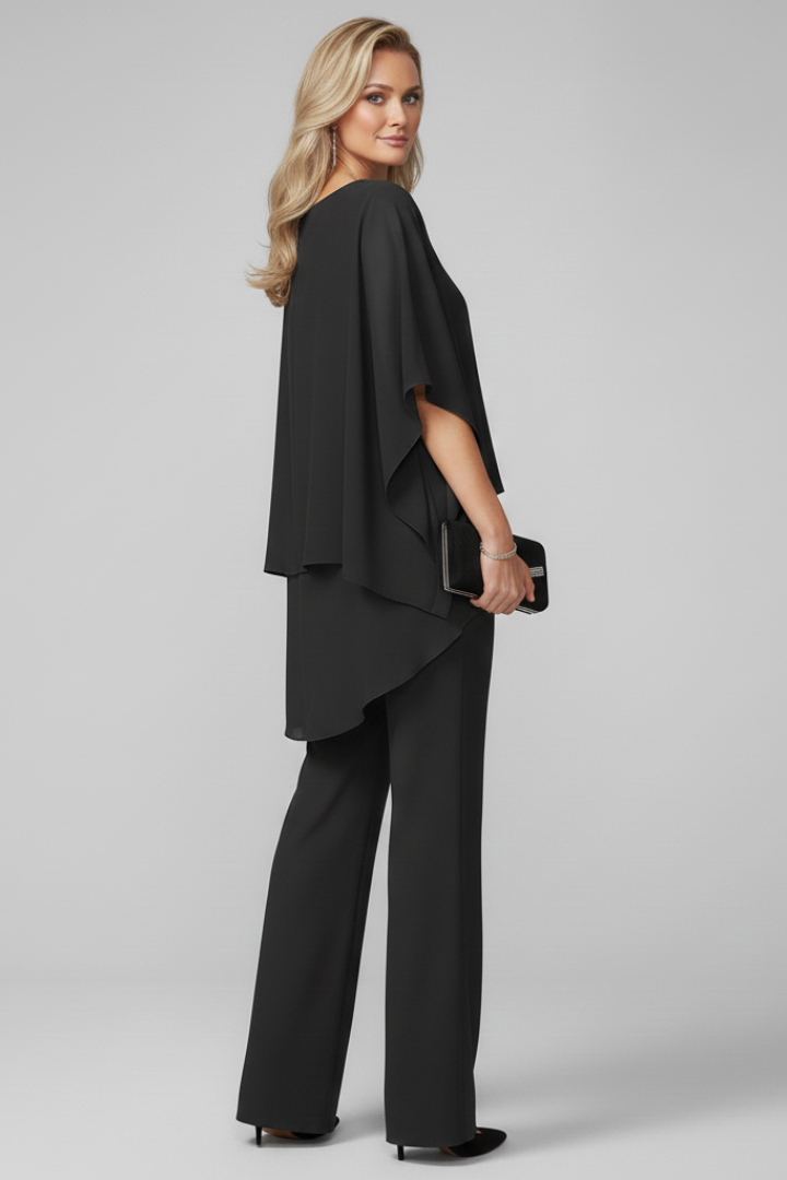 Klara | Off-Shoulder Flowing Wide-Leg Jumpsuit