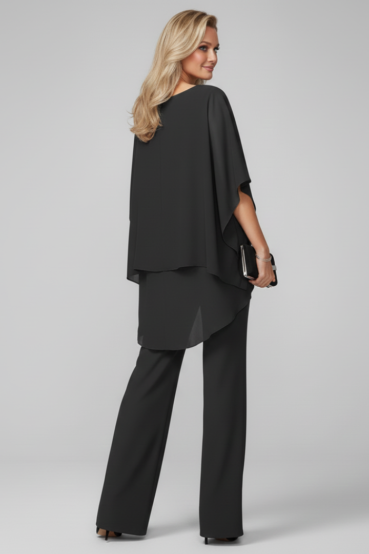Klara | Off-Shoulder Flowing Wide-Leg Jumpsuit