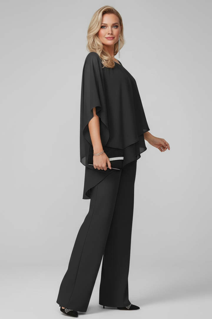 Klara | Off-Shoulder Flowing Wide-Leg Jumpsuit