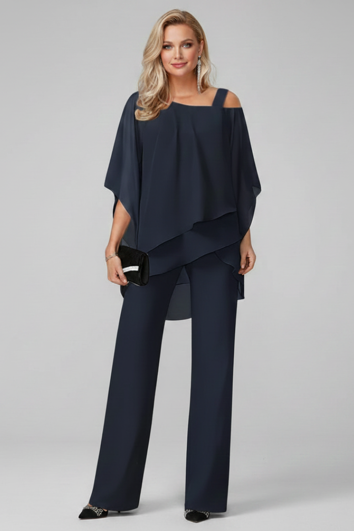 Klara | Off-Shoulder Flowing Wide-Leg Jumpsuit