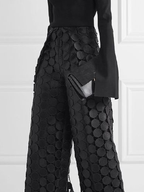 Lara | High Waist Wide Leg Polka Dot Pants
