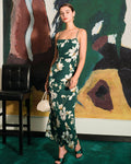 Larissa | Floral Print Slit Maxi Dress