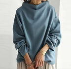 Leila | Relaxed Fit High Neck Top