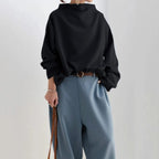 Leila | Relaxed Fit High Neck Top