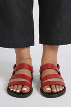 Liliana | Modern Flat Back-Strap Sandals