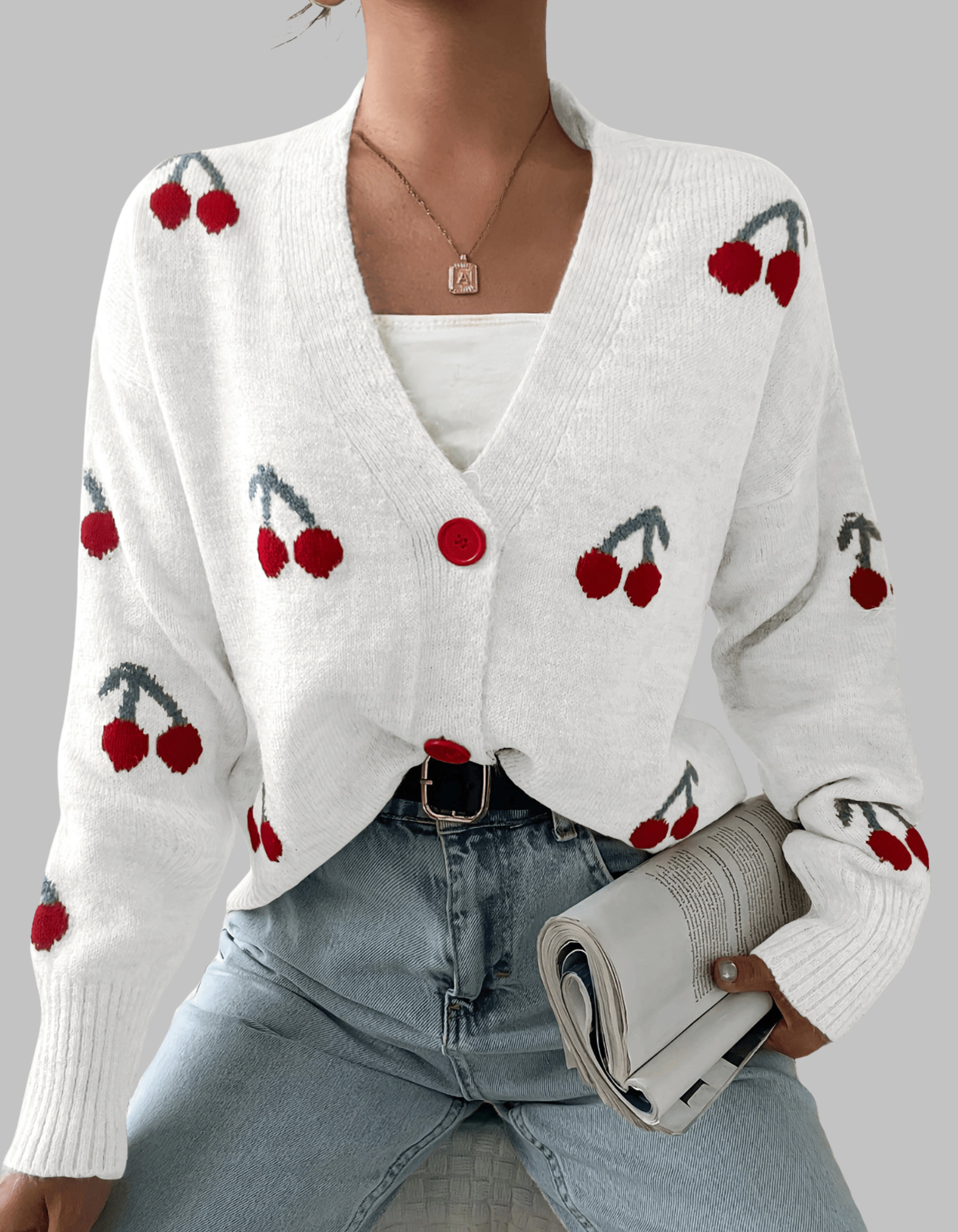 Liv | Button Front Long Sleeve Cardigan