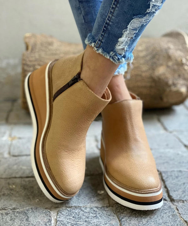 Lucille | Sleek Waterproof Side-Zip Boots