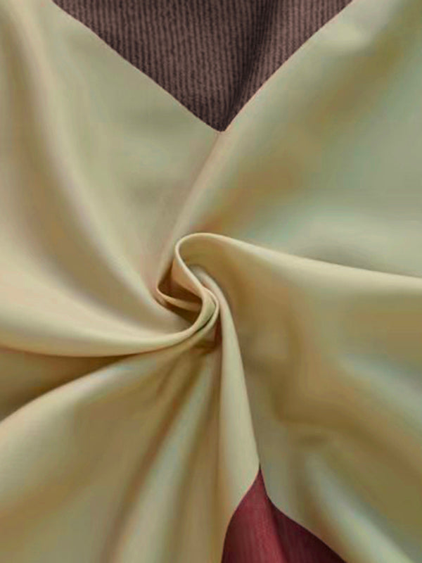 Lucy | Loose Fit Plaid Buttoned Lapel Blouse