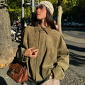 Mallory | Cropped Zip-Up Bomber Jacket