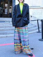 Margaret | Loose Fit Wide Leg Printed Casual Pants