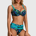 Margaret | Tropical Print Two-Piece Bikini Set