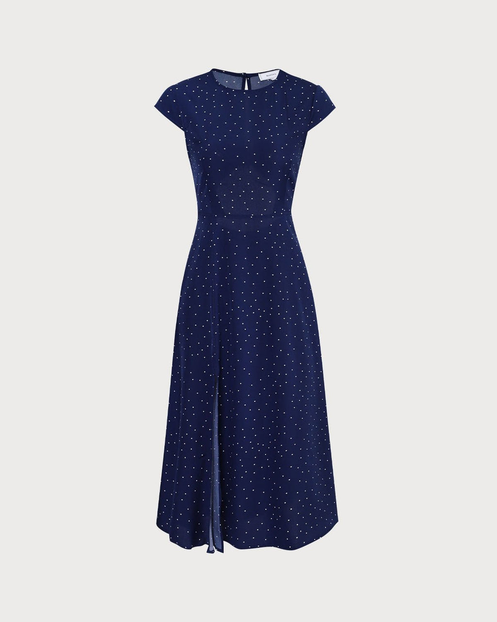 Margot | Fitted Polka Dot Cutout Summer Dress