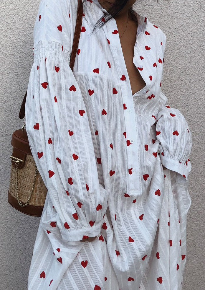 Mariana | Relaxed Fit Balloon Sleeve Maxi Dress